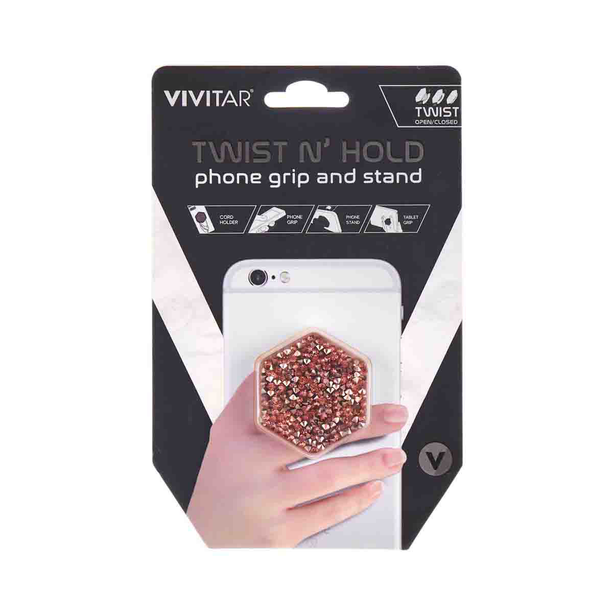 Vivitar Twist and Hold Phone Grip and Stand