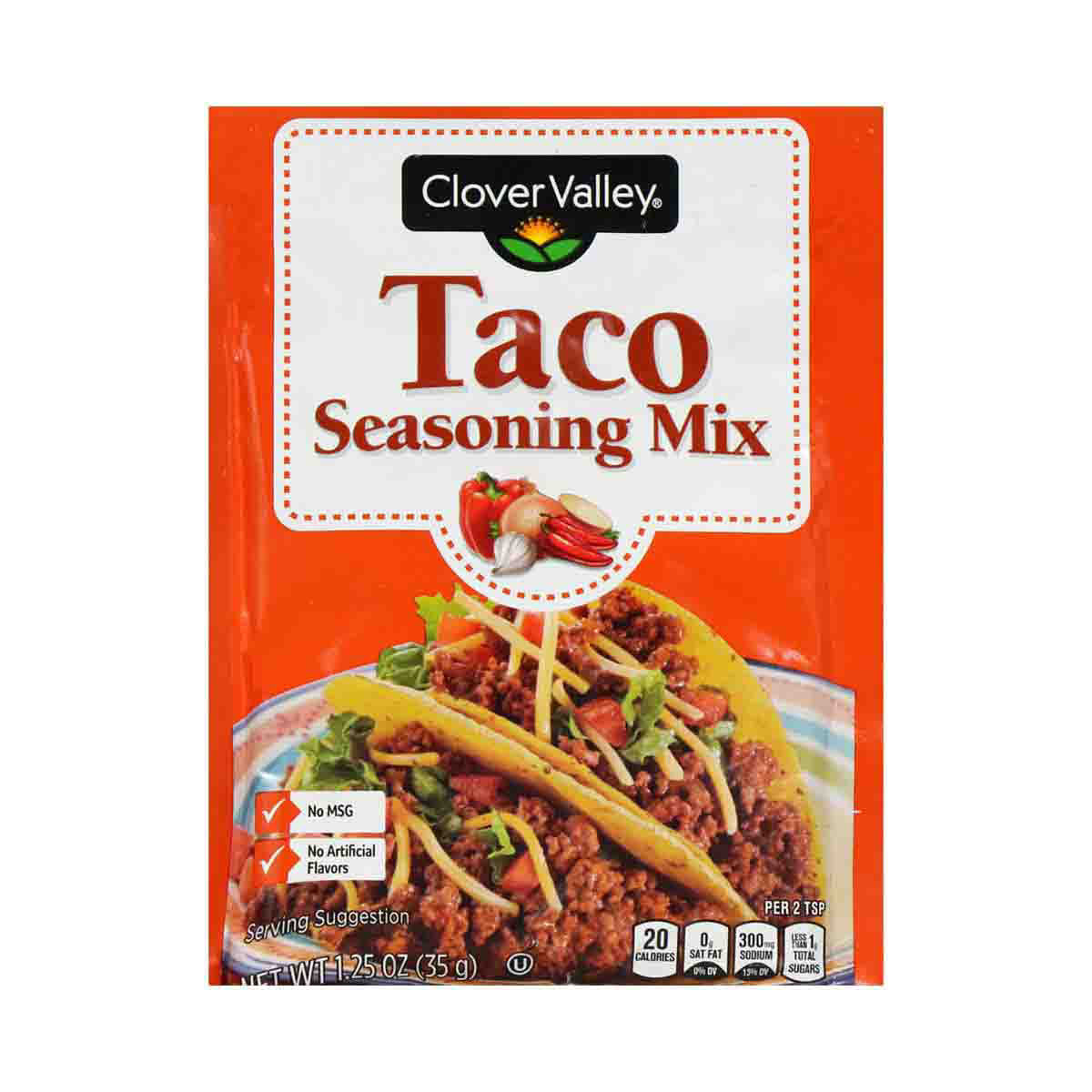 Clover Valley Taco Seasoning Mix, 1.25 oz.