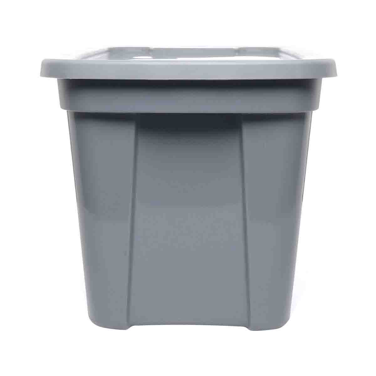 Gray Small Plastic Storage Bin - TCR20395