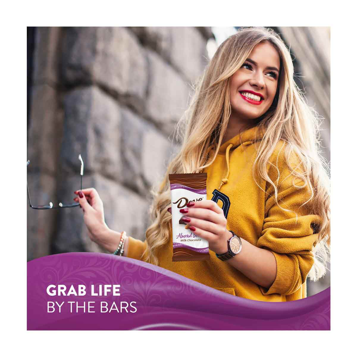 Dove Almond Brittle Milk Chocolate Bar, 3.30 oz.