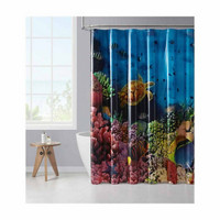 Comfort Bay Real Photo PEVA Shower Curtains, Assorted