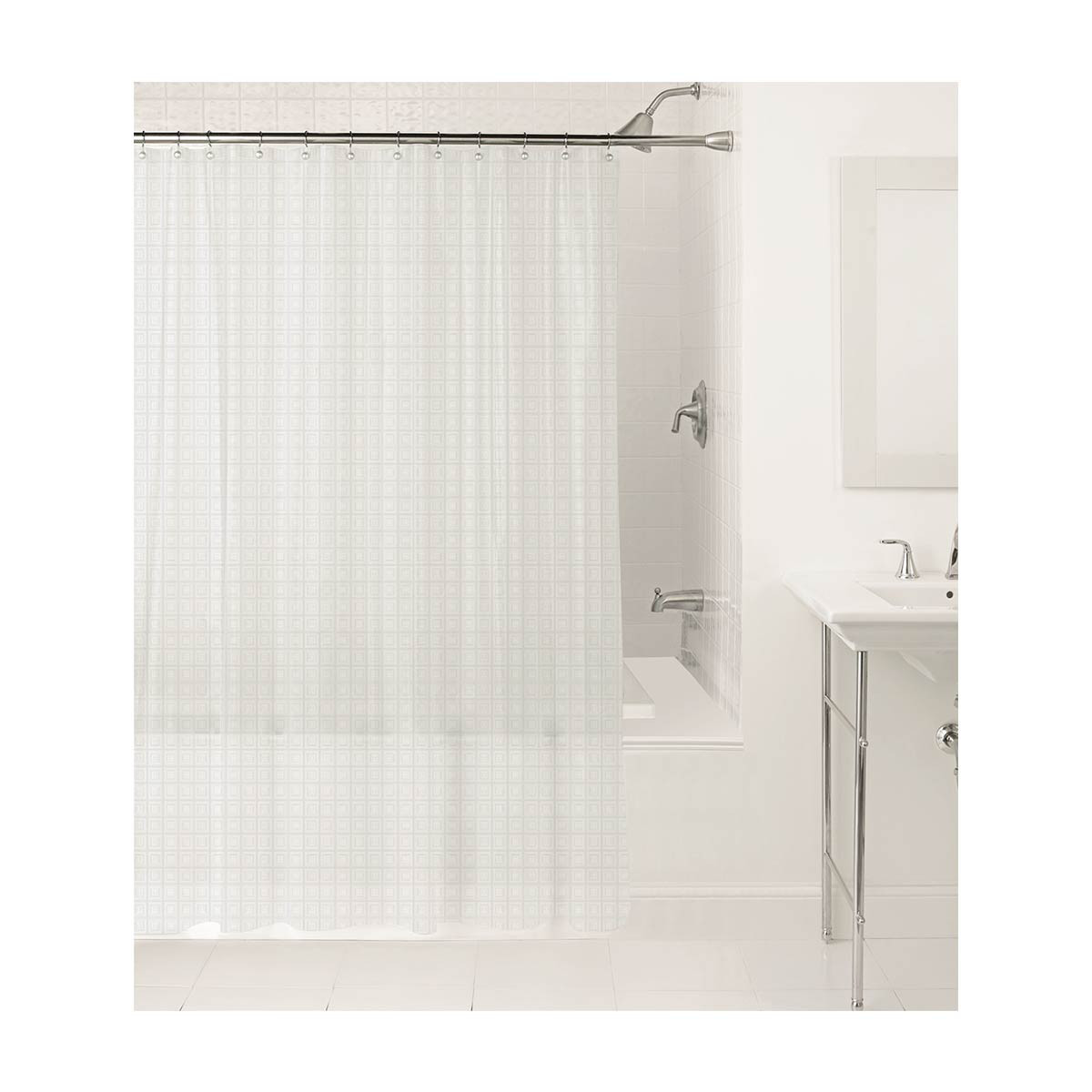 Comfort Bay Embossed PEVA Shower Liner, Assorted
