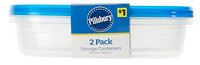 Pillsbury Rectangular Food Storage, 2 Count