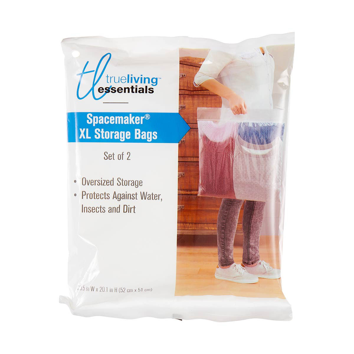 Whitmor Spacemaker Vacuum Bags, Jumbo - 2 jumbo bags