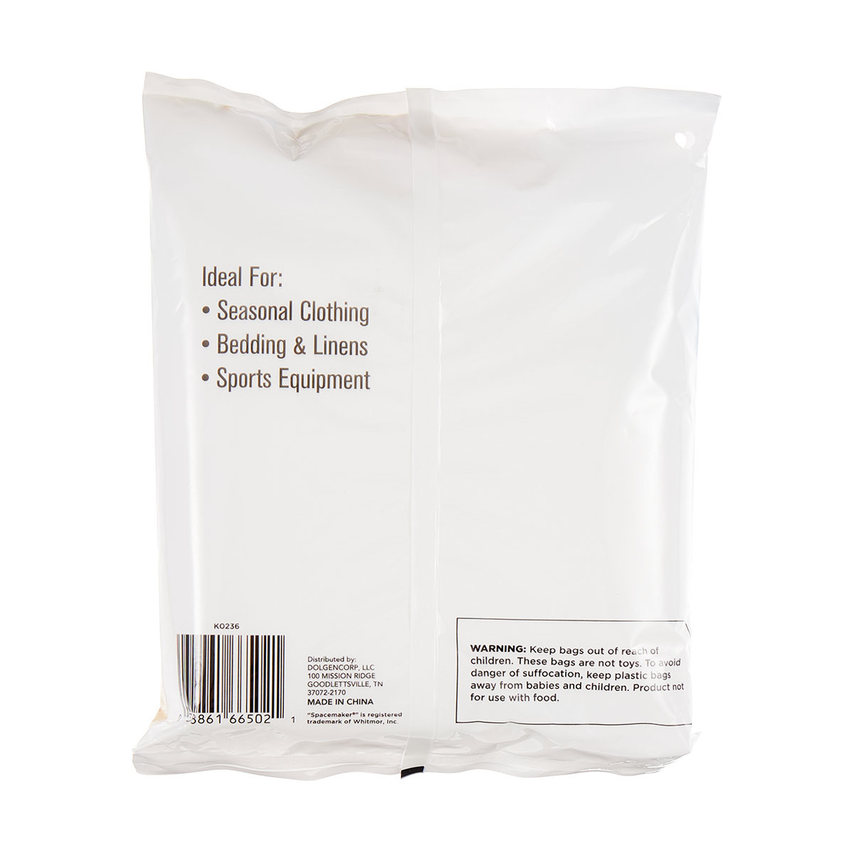 Whitmor Spacemaker Vacuum Bags, Jumbo - 2 jumbo bags