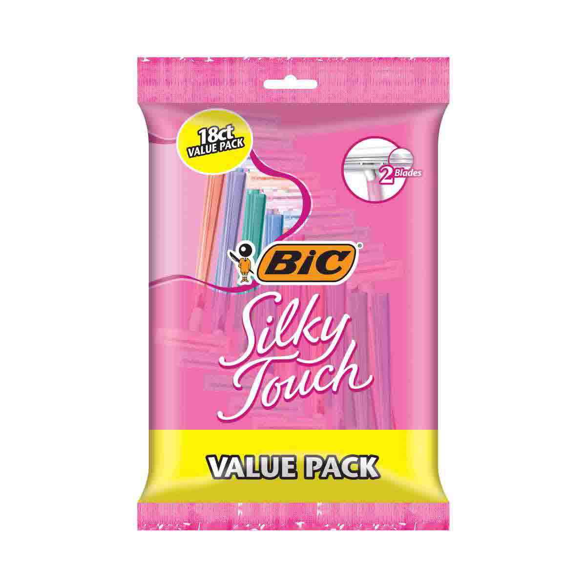 BIC Silky Touch Women's Disposable Razors, 18 Pack
