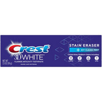 Crest 3D White Stain Eraser, Whitening Toothpaste Icy Clean Mint, 3.5 oz.