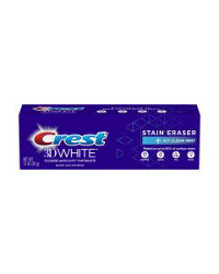 Crest 3D White Stain Eraser, Whitening Toothpaste Icy