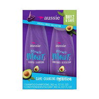 Aussie Paraben-Free Miracle Moist Shampoo and Conditioner For Dry Hair Bundle Pack