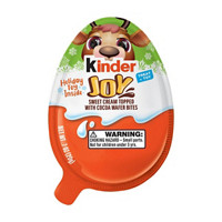 Kinder Joy Holiday Eggs Sweet Cream and Chocolate