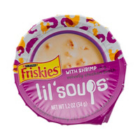 Purina Friskies Lil' Soups with Shrimp in a Velvety Chicken Broth, 1.2 oz.