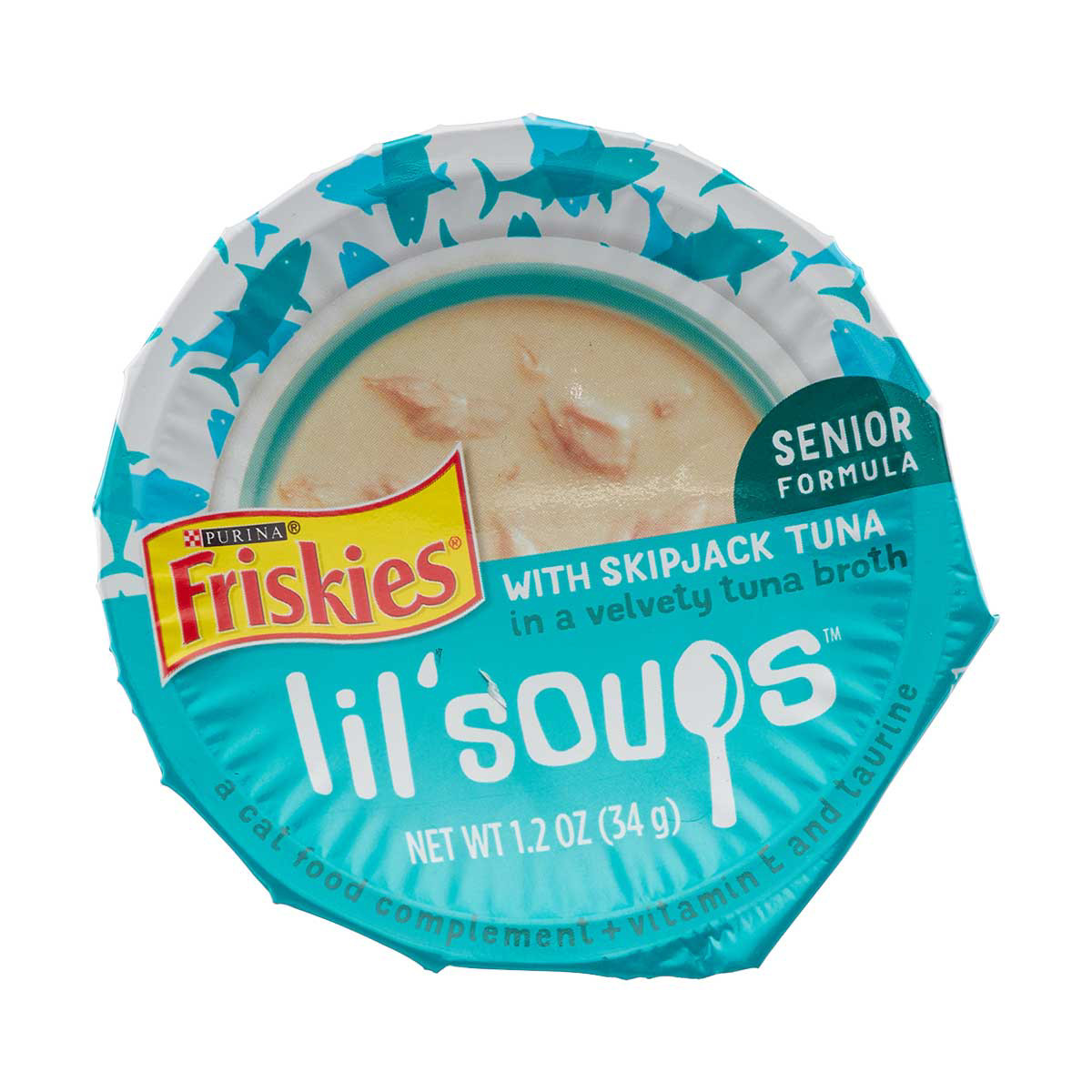 Purina Friskies Lil Soups with Skipjack Tuna in a Velvety Tuna