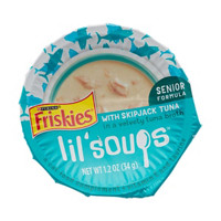 Purina Friskies Lil’ Soups with Skipjack Tuna in a Velvety Tuna Broth, 1.2 oz.