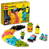 LEGO Classic Creative Neon Fun Set, 333 Pieces