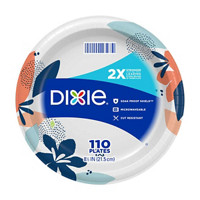 Dixie Everyday Paper Plate, 110 ct