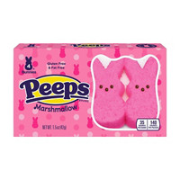 Peeps Pink Marshmallow Bunnies, Pack of 4
