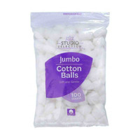 Jumbo Cotton Balls, 100 Count