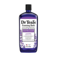 Dr Teal's Foaming Bath with Pure Epsom Salt, Lavender, 34 oz