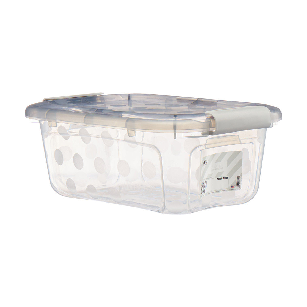 Bella Locking Storage Container, 5.5 qt