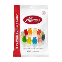 Albanese World's Best 12 Flavor Gummi Bears, 7.5