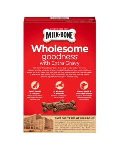 MilkBone Gravy Bones Dog Biscuits - Extra Gravy Flavor, 17 oz