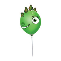 illooms Make Your Own Dinosaur LED Light Up Balloon, 9 in