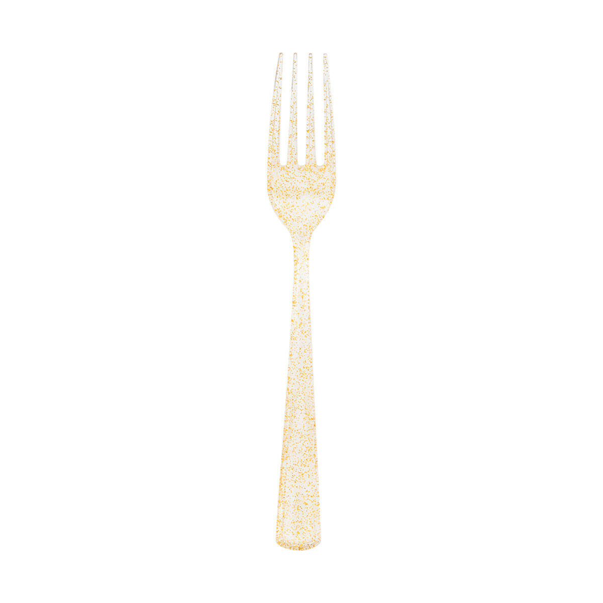 Gold Glitter Plastic Forks, 18 Count