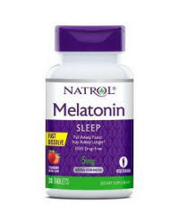 Natrol Melatonin Strawberry Flavored Sleep Tablets, 30ct