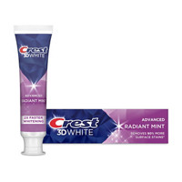 Crest 3D White Advanced Radiant Mint, Teeth Whitening Toothpaste, 2.7 oz