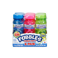 Fubbles Bubble Party, 6 Pack