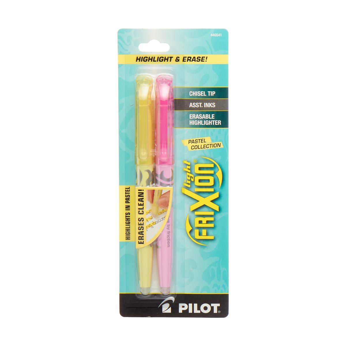 Pilot FriXion Light Pastel Erasable Highlighters, 2 Count