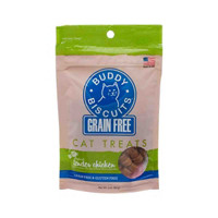 Buddy Biscuits Grain Free Cat Treats with Tender Chicken, 3 oz.