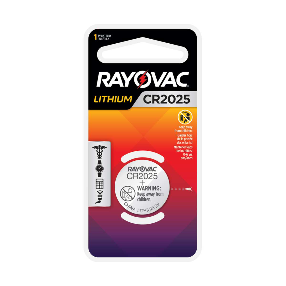Rayovac Lithium Coin Cell Batteries Size 3V