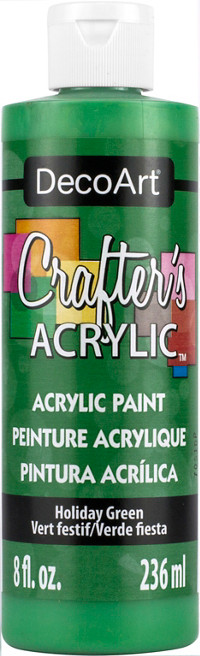 Crafter's Matte Acrylic Paint, 8 oz., Holiday Green
