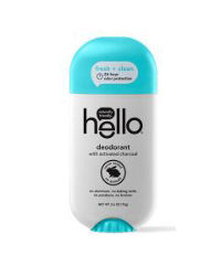 Hello Activated Charcoal Clean + Fresh Deodorant, 2.6