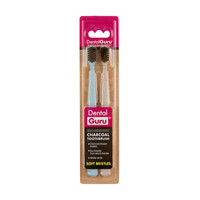 Dental Guru Eco-Friendly Charcoal Infused Soft Bristles Toothbrush, Pack of 2