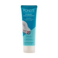 Pond&#x27;s Clear Solutions Facial Foam, 1.7oz.