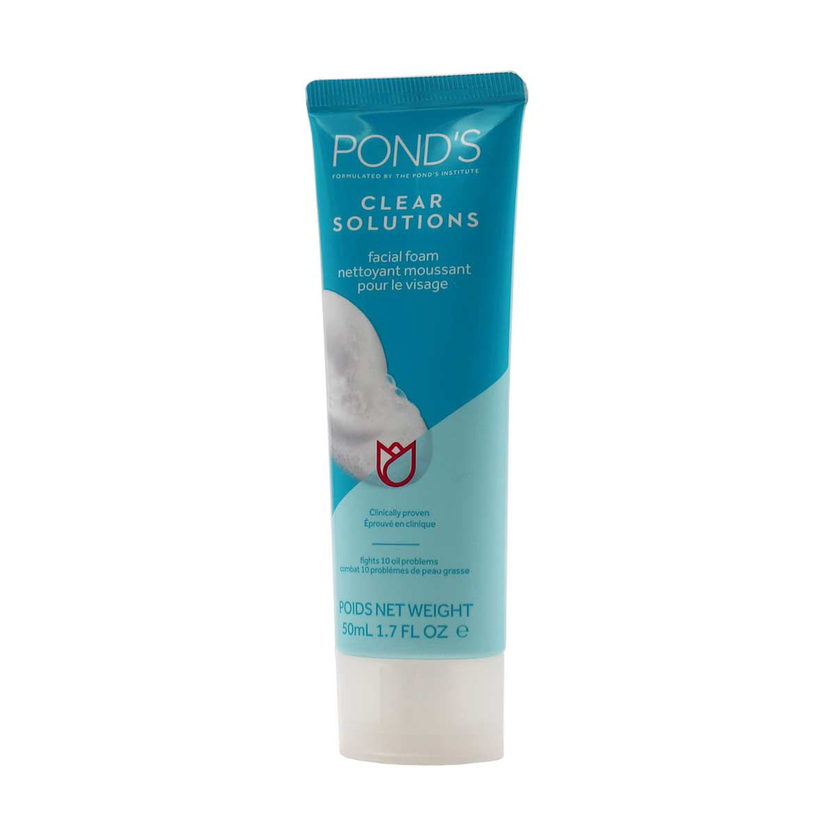 Pond's Clear Solutions Facial Foam, 1.7oz.