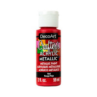 Crafter's Metallic Paint, 2 oz., Red