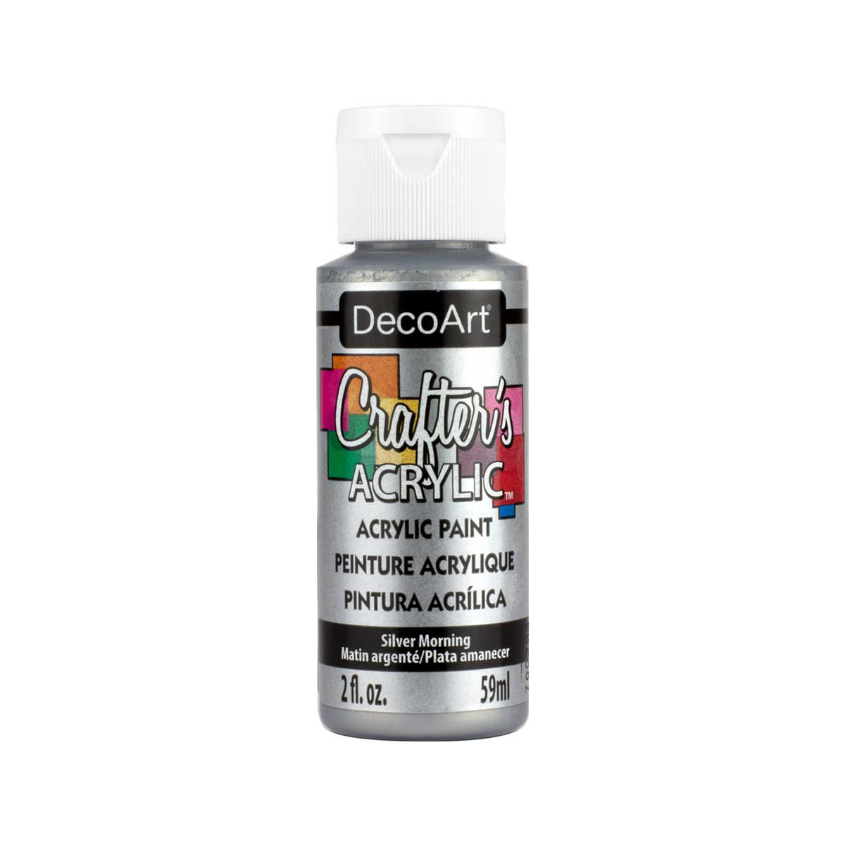Crafter's Metallic Paint, 2 oz., Silver Morning