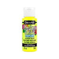 Crafter's Neon Acrylic Paint, 2 oz., Yellow Neon