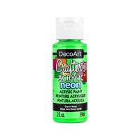 Crafter's Neon Acrylic Paint, 2 oz., Green Neon