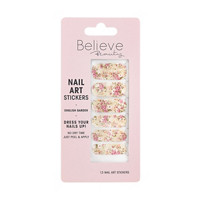 Believe Beauty Nail Sticker, English Garden