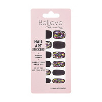 Believe Beauty Nail Sticker, Perfectly Prismatic