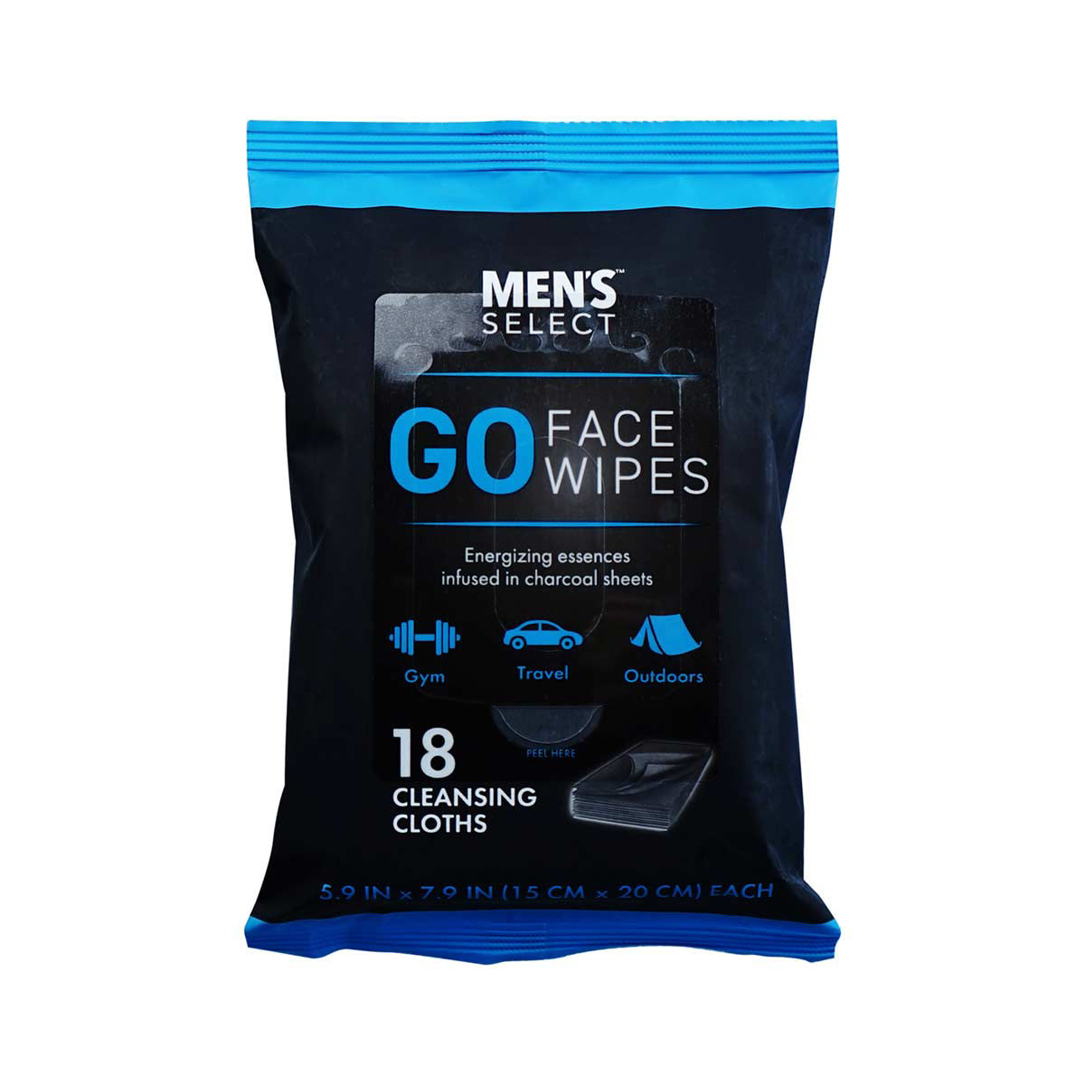 Men's Select GO Face Wipes