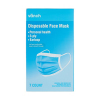 Vanch Disposable Face Masks, 7 Count