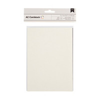 American Crafts Cardstock Cards and Envelopes, 5 in x 7 in, White, 12 Pack