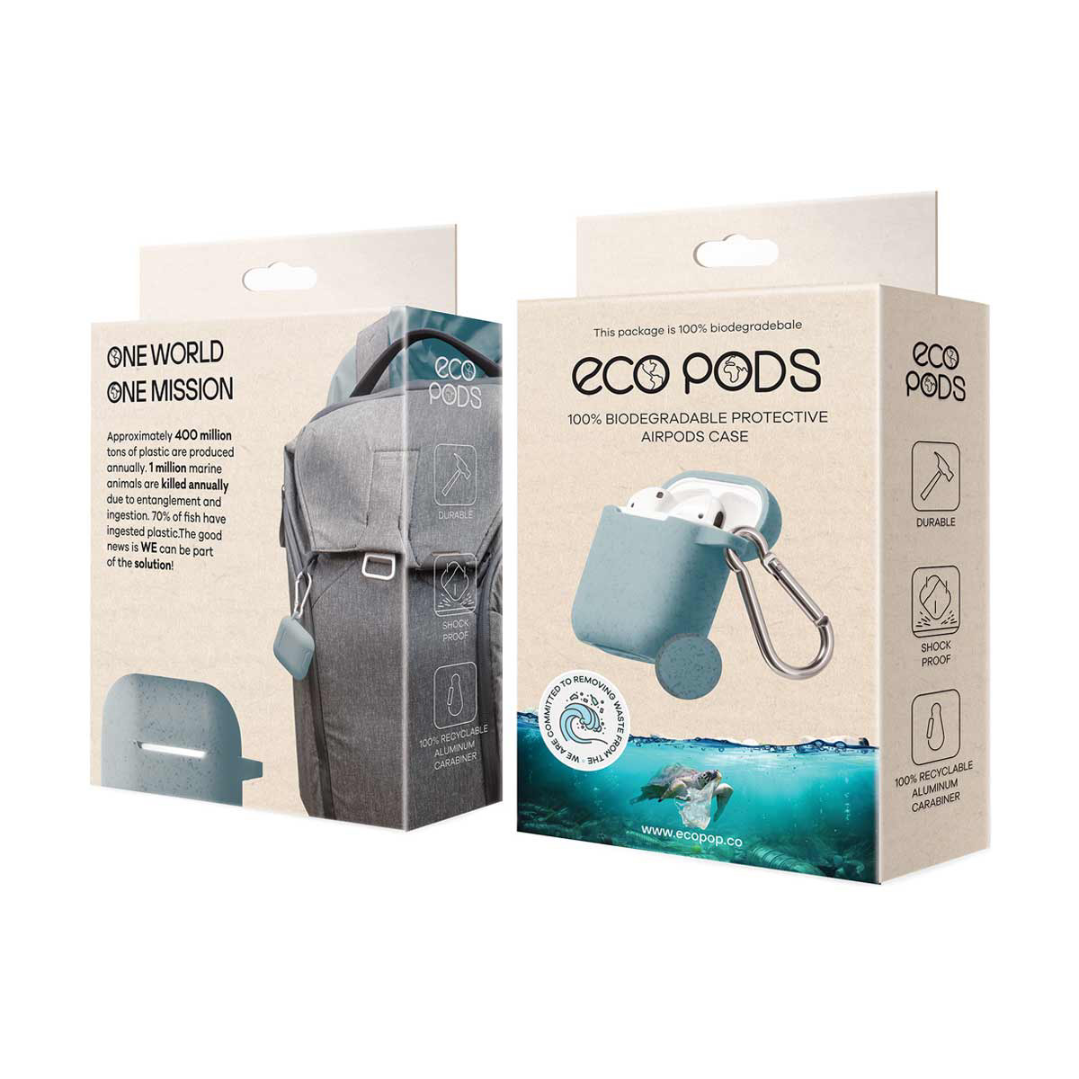 Eco Pods Biodegradable Airpods Case