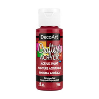 Crafter's Matte Acrylic Paint, 2 oz., Christmas Red
