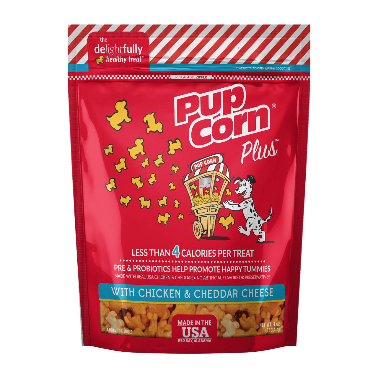 Pupcorn cheese flavored sales dog treats